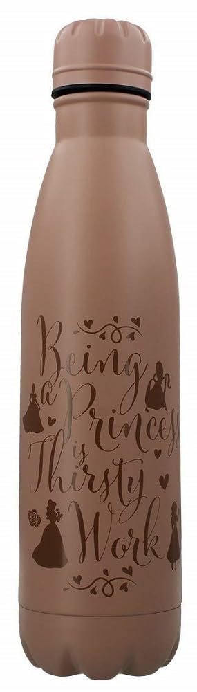 Disney Princess Drinks Bottle (Thirsty Work Design) 19oz / 540ml Metal Water Bottle Drinking Bottle - Official Merchandise