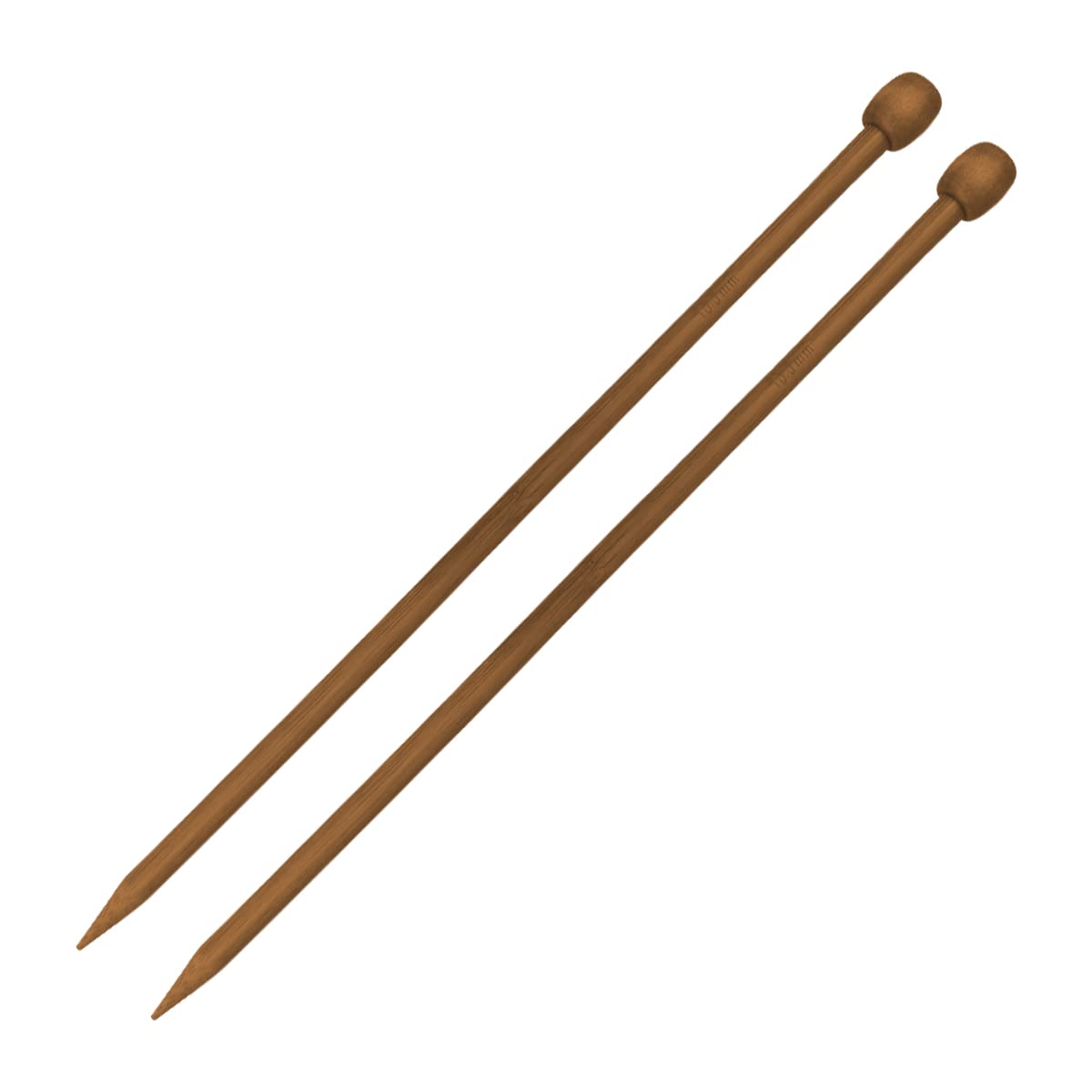 Jagowa 2PCS Knitting Needles Bamboo Long Knitting Needle Knitting Pins for Beginners Professional Knitters