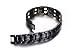 Hottime Double Row 4 IN 1 Bio Elements Energy Titanium Steel Magnetic Therapy Bracelet (Black Gun)