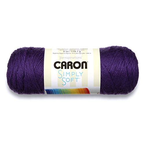 Simply Soft Solids Yarn-Purple