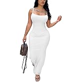 HTD Women Summer Sexy Bodycon Maxi Dress Casual Slim Long Dresses