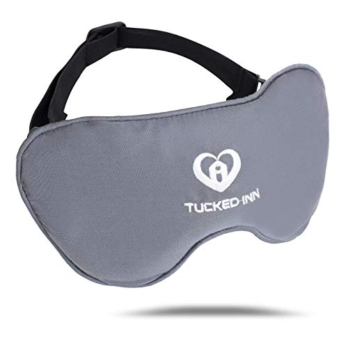 Weighted Sleep Eye Mask Organic Bamboo, Relief Night Shade Eye Covers, Eye Mask for Sleeping