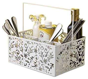 Design Ideas Vinea Condiment Caddy, White (5420141)