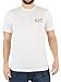 Emporio Armani Men's EA7 Logo T-Shirt, White, Large