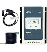 EPEVER MPPT 30A Solar Charge Controller, 30 Amp Solar Charge Regulator Mppt 12V/24V Auto Max 100V...