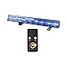 (2) American DJ Eco UV Bar 50 IR Ultraviolet LED Black Light Fixtures w/ Remotes