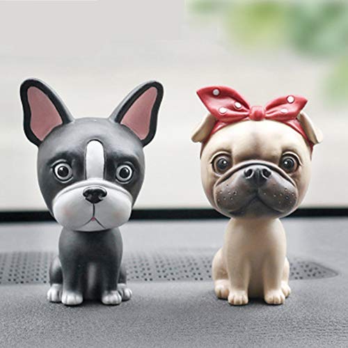 image for L.DONG Bobble Head Dog Car Dashboard Decors Puppy Sharking Head for Ca