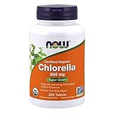 NOW Foods Organic Chlorella 500mg  200 Tablets