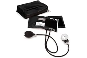 PRESTIGE MEDICAL Prestige - 882-BLK Aneroid Sphygmomanometer with Matching Black Carrying Case