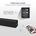 BESTISAN VC-SE01 Sound Bar with Bluetooth 5.0 and Wired Connections, Home Theater Audio Sound Bars for TV (20 Inch, 50 Watt, 3 Modes, Bass Adjustable, Wall Mountable, Deep Bass) 2019 New Modelthumb 3