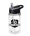 Ring Security water bottle 10 oz with flip top straw