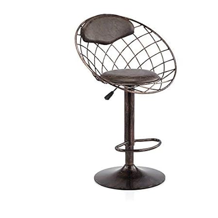 S&RL Hocker Stuhl Sitz Schuhbank Antike Bar Stuhl Kreative Sessel Sessellift Swivel Bar Stehtisch Café Dekoration Hoher Hocker