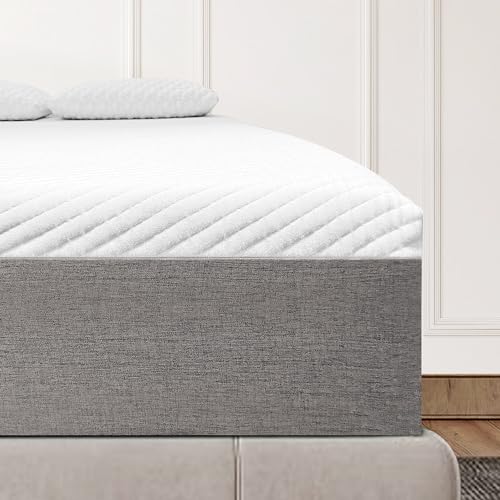 Gelsea Twin Mattress for Child,10 Inch Memory Foam Mattress in a Box,Green Tea Infused,Hypoallergenic Bamboo Charcoal,Made in USA,Twin Bed,39
