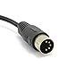 kenable 5 Pin Male Din Plug to 2 x RCA Phono Male Plugs Audio Cable 1.2m (~4 feet)