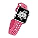 top4cus 38mm Soft Silicone Replacement Sport Strap iWatch Band for Apple Watch 38mm Edition & Sport & Apple watch NIKE Series 1 and Series 2 - Small/Medium - Nike Special Barbie Pink