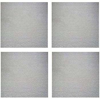 4pcs Microwave Oven Mica Wave Guide Cover Replacement Part Plates Sheets 5.1 x 5.1 inch