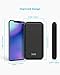 15000mAh Portable Power Bank, External Battery Pack with 2.4A USB Port Output, Built- in AC Plug, Charging Cable Compatible with iPhone, Android (Black)