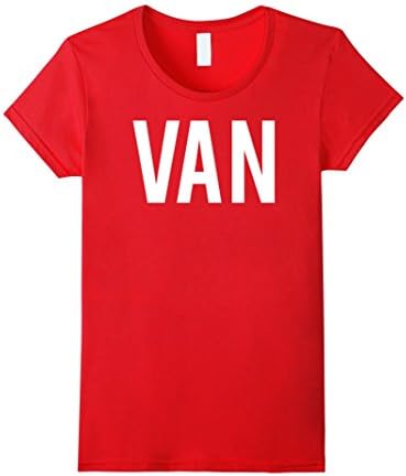 Womens Van T Shirt - Cool new funny name fan cheap gift tee XL Red