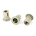 50pcs Zinc Plated Carbon Steel Rivet Nut Rivnut Insert Nutsert 1/4-20