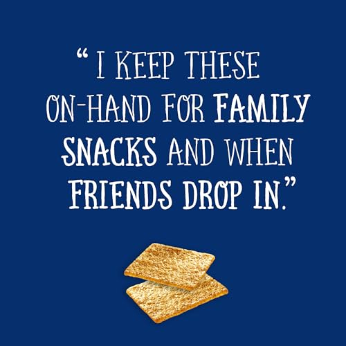 WHEAT THINS ORIGINAL SNACKS, WHOLE GRAIN WHEAT CRACKERS, SNACK CRACKERS, PARTY SIZE, 20 OZ BOX