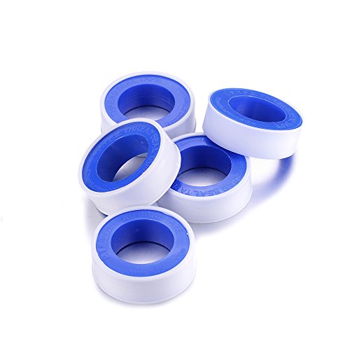 Atoplee 10pcs 12mmÃ—0.075mmÃ—10m P.T.F.E Thread Seal Tape