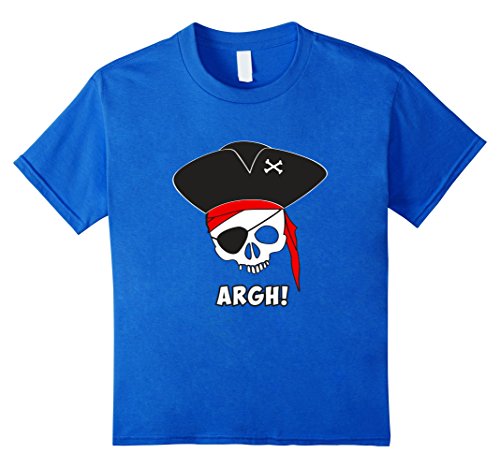 Argh! Pirate Shirt, Funny Halloween Costume Skeleton Skull
