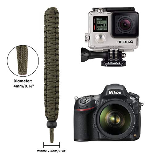 MoKo Universal Paracord Camera Wrist Strap Lanyard [2 Pack] Nylon