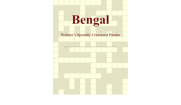 Bengal Webster S Specialty Crossword Puzzles International Icon Group 9780546818215 Amazon Com Books
