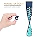 Wepro For Fitbit Versa Bands Sport Silicone Replacement Breathable Strap Bands for New Fitbit Versa Smart Fitness Watch, Large, Blue on Green