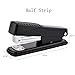 Ktrio Stapler,Office Staplers with Staples Stapler with 3000 Staples 20 Sheet Capacity Half Strip Ergonomic Metal Staplers Small Stapler Black 4 Pack