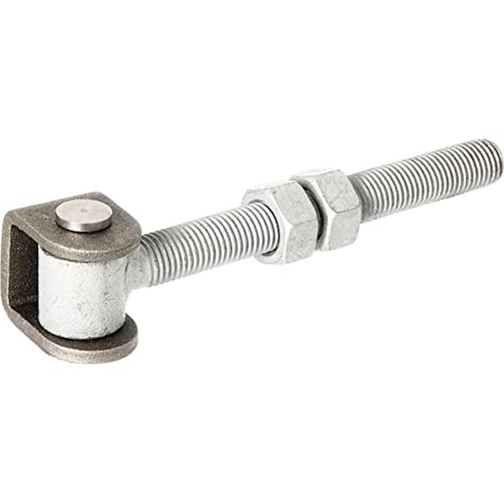 Gah-Alberts 418366 Hinge with Nuts/Steel U-Bolts/Weld-On / M16 Thread
