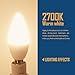 LED Candelabra Bulbs Kakanuo 6W Replace 60W E12 Base Chandelier Bulbs, Warm White 2700K B11 Led Candle Light Bulbs, Pack of 6