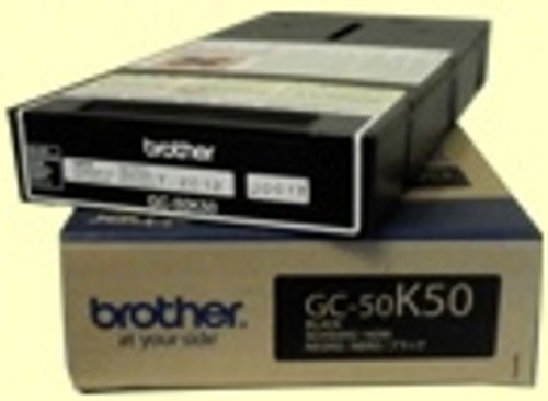Genuine Original Brother Brand GC-50K50 Black Ink Cartridge (BGC5000K5010002/GC50K50). For Use In Brother GT-541 and GT-782 Fabric Garment Printers.