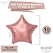 Rose Gold 21st Birthday Decorations – Large, Pack of 18-21st Birthday Balloons | 21 Birthday Decorations | 21 Rose Gold Balloons | 21st Birthday Rose gold | 21 Bday Party Supplies Kit for Girls