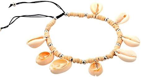 Culater® Womens Bohemian Cowrie Sea Shells Tassel Anklet Barefoot Sandal Beach Foot Chain Ankle Bracelet Gift