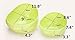 Japanese Design 2.1Qt (2L) Rice Washer Strainer Colanders for Vegetable, Bean, Fruit, Pasta (Small, White)