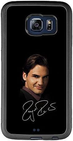 Samsung S6 edge case, Customize Factory Roger Federer Electroplating Tire tread pattern TPU Rubber Frosted Black Samsung S6 edge Case Neverfade Scratch-free Compatible case