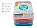 Bento Lunch Boxes Set of 2 | Adults & Kids | Leakproof Container & Airtight Lid | 3 or 4 Compartments | For Dry & Liquid Food, Portion Control, Meal Prep | Gift Colored Spoons & Recipe eBook! By Zimmi