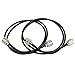 Eagles 2pcs Rg58 Coax UHF (Pl259) Male to Male Antenna Cable, Coaxial Cable pl-259,Coax Jumper Cable,3ft/36inch/1m RF Coaxial Cable Adapter Assembly
