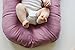 Snuggle Me Organic | Patented Sensory Lounger for Baby | Organic Cotton, Virgin Fiberfill | Bloom