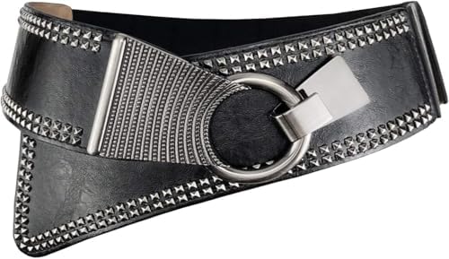 black and silver belt for dress Silver Ohm Buckle