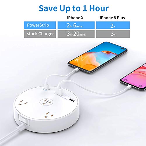 Power Strip With Usb C Desktop Power Strip Arony 7 Ft Extension Cord 3 Outlets 2 Usb And Usb C Ports Charging Station Mountable Extension Cord For Office Home Dorm Essentials Pricepulse