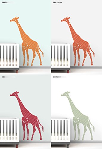 Cornet Giraffe Baby Nursery Wall Decal by LittleLion Studio