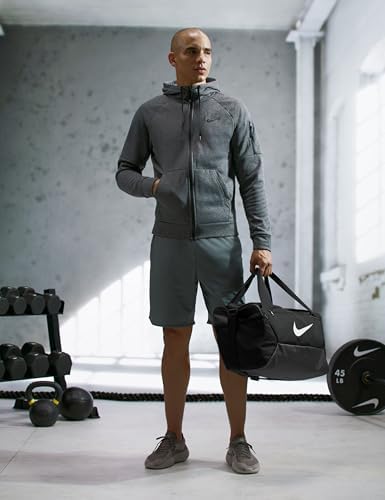Nike brasilia muletón, adultos unissex, preto/preto/branco, 41 l
