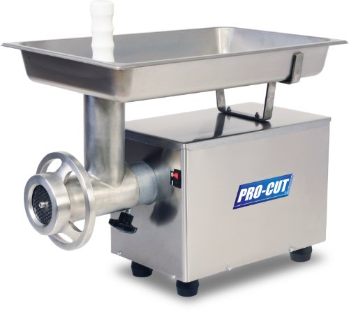 PRO-CUT KG-12-FS Food Service Meat Grinder, 12 Different Plates, 3/4 HP, 110V, 60 Hz