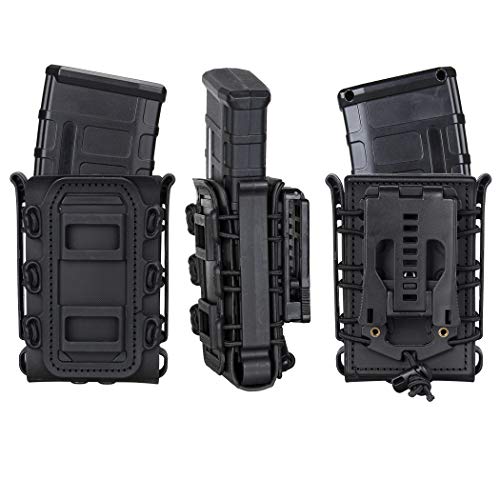 IDOGEAR Magazine Pouch 5.56 Belt Clip Mag Pouch 7.62mm Softshell Rifle