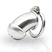 YiFeng Stainless Steel Male Chastity Cage Device Belt Restraint Men Bondage Fetish ZCS137 (50mm Ring)