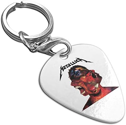 AAMeta A llica Guitar Pick Pendant Necklace Keychain