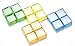 16-Set Refrigerator Magnets Fridge Magnets Office Magnets Kitchen Magnets Cute Fun Decoration Yellow Green Blue Orange (16 Glass)