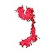 Fun Central AU146 6 inch Adult Feather Boa (Red)